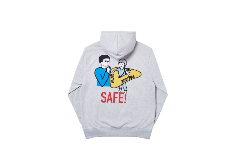 Palace Safe T Hood Grey Marl 圖 2