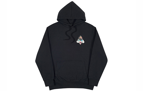 Lookbook PALACE サンズ フェルグ フード ブラック コブラ ロゴ ユニセックス パーカー PAL-SS18-011