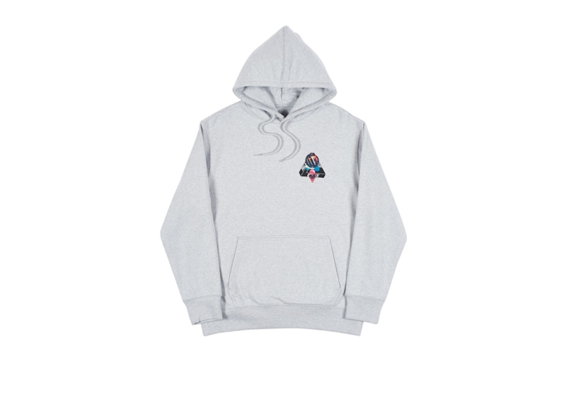 Palace Sans Ferg Hood Grey Marl
