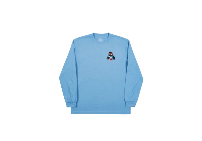 Palace Sans Ferg Longsleeve T-Shirt Cornflower Blue