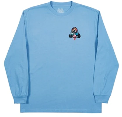Palace Sans Ferg Longsleeve T-Shirt Cornflower Blue Buy Palace Sans Ferg Longsleeve T-Shirt Cornflower Blue