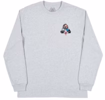 Palace Sans Ferg Longsleeve T-Shirt Grey Marl Palace Sans Ferg Longsleeve T-Shirt Grey Marl
