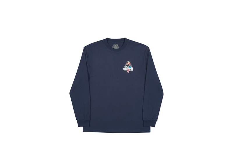Palace Sans Ferg Longsleeve T-Shirt Navy