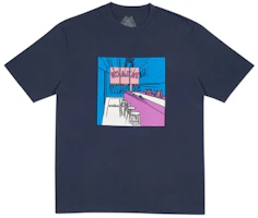 Palace Scheisse Face T-Shirt Navy Palace Scheisse Face T-Shirt Navy