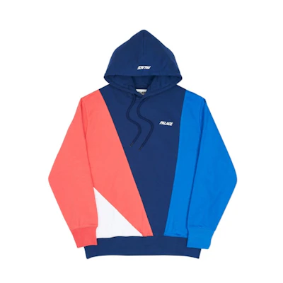 Palace Section Hood Navy/Red/White