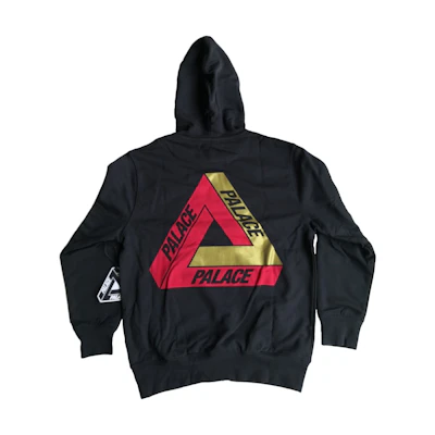 Palace Shanghai Exclusive Tri Ferg Hoodie Black