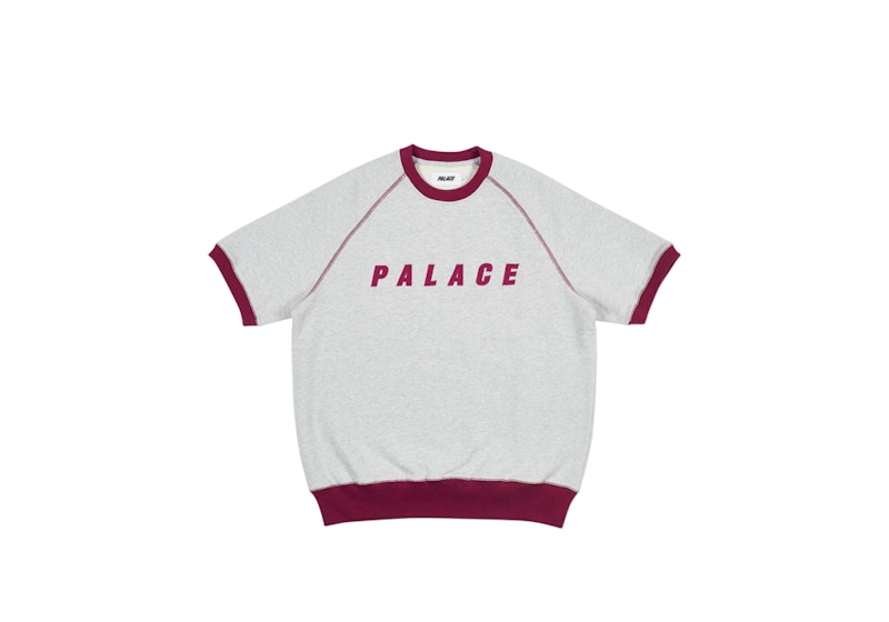 Buy Palace Kaos Pendek Abu Marl/Merah