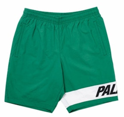 Palace Side Shorts Green/White Buy Palace Side Shorts Green/White