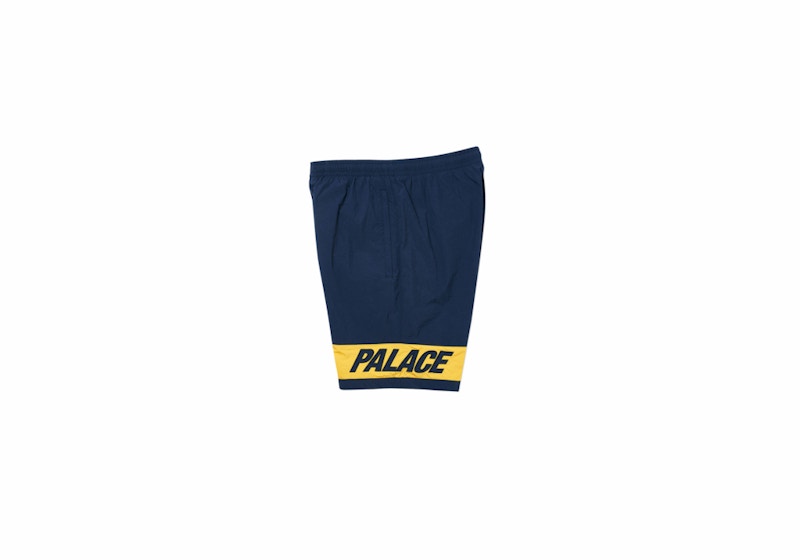 Palace Side Shorts Navy/Yellow 圖 3