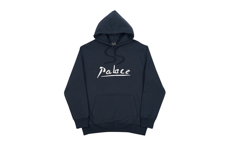 Buy パレス シグネチャー フーディ (ネイビー)
