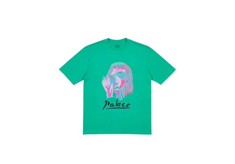 Palace Signature T-Shirt Pool Green