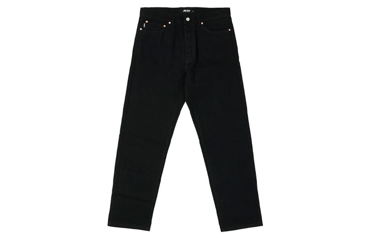 Order PALACE Single Rinse Unisex Seluar Jeans Hitam Denim P20D008