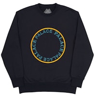 Palace Sircle Crew Black/Yellow/Blue