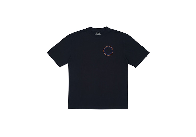 Palace Sircle T-Shirt Black/Orange/Blue
