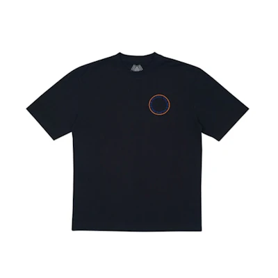 Palace Sircle T-Shirt Black/Orange/Blue