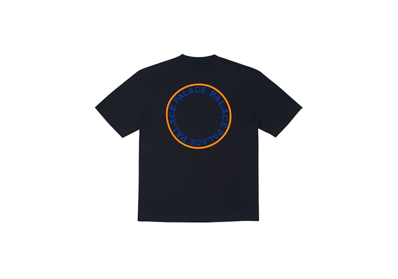 Palace Sircle T-Shirt Black/Orange/Blue 圖 2