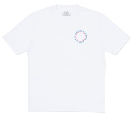 Palace Sircle T-Shirt White/Blue/Red Buy Palace Sircle T-Shirt White/Blue/Red