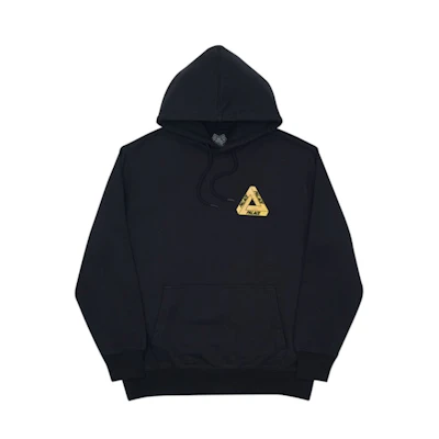 Palace Skeledon Hood Black/Yellow