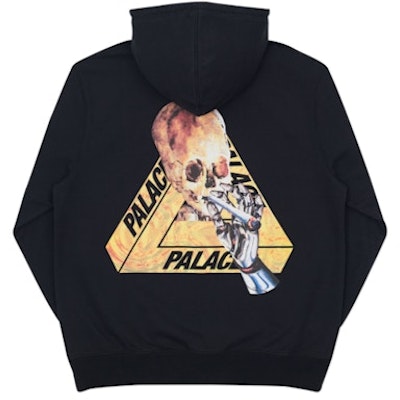 Palace Skeledon Hood Black/Yellow Order Palace Skeledon Hood Black/Yellow