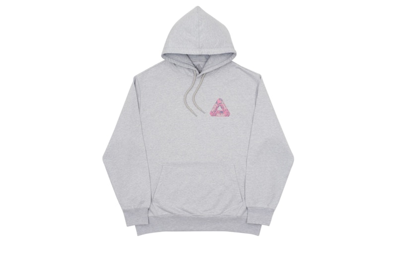 Palace Skeledon Hood Grey Marl