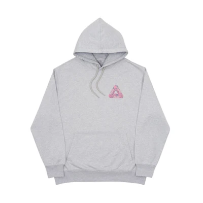 Palace Skeledon Hood Grey Marl