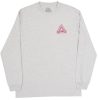 Palace Skeledon Longsleeve Grey Marl/Pink Palace Skeledon Longsleeve Grey Marl/Pink