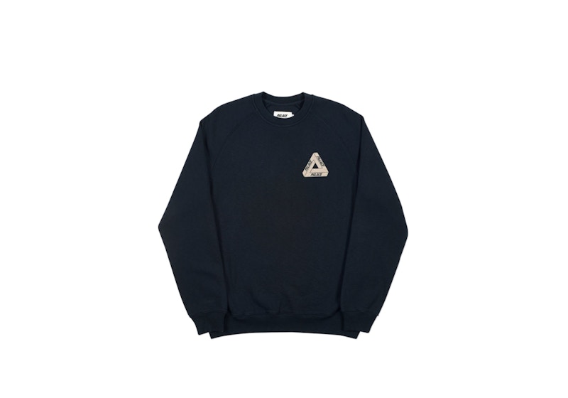 Palace Slub Crew Black