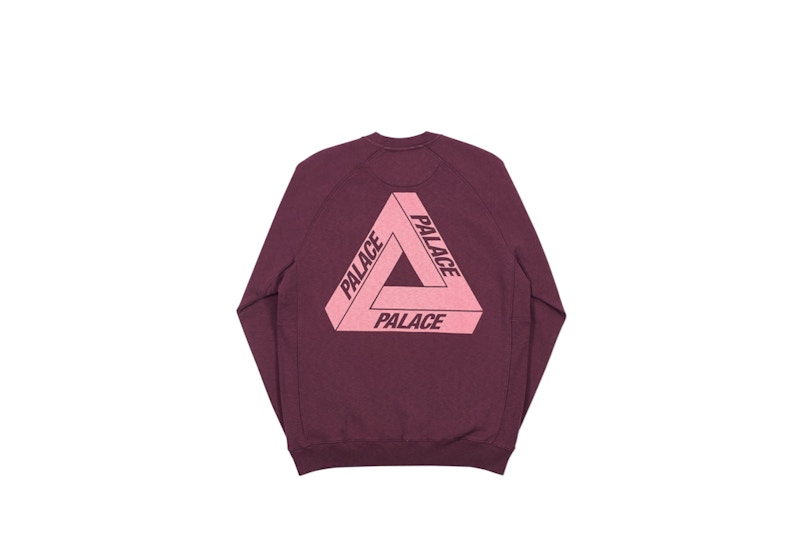 Palace Slub Crew Burgundy 圖 2