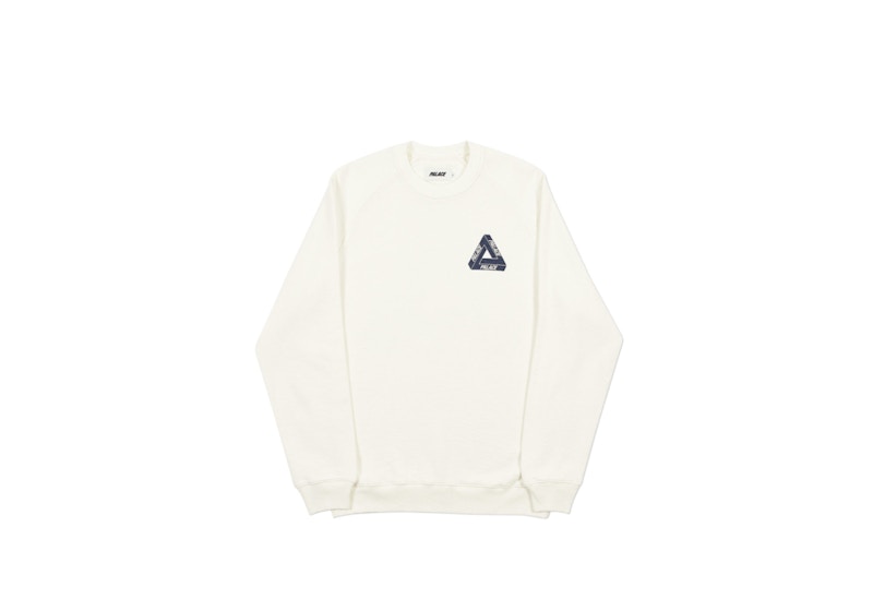 Palace Slub Crew Ecru