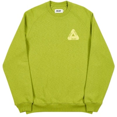 Palace Slub Crew Green Buy Palace Slub Crew Green