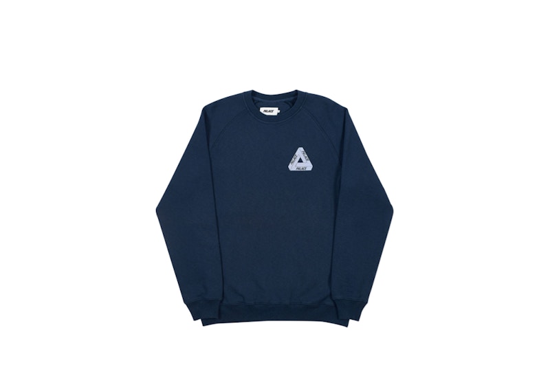 Palace Slub Crew Navy