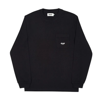 Palace Slub Pocket Longsleeve Black