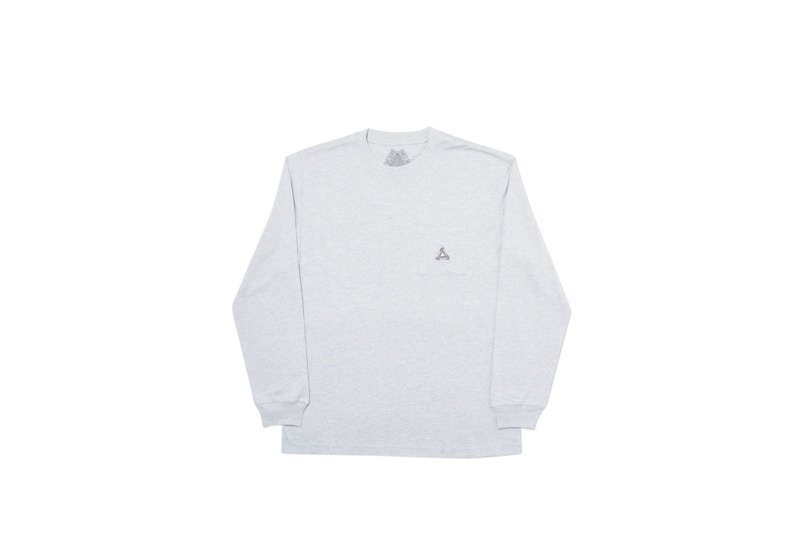 Palace Sofar Pocket (FW19) Longsleeve Grey Marl