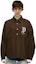 Shop PALACE Solid Color Half-Button Long Sleeve Shirt Unisex P25SHT024
