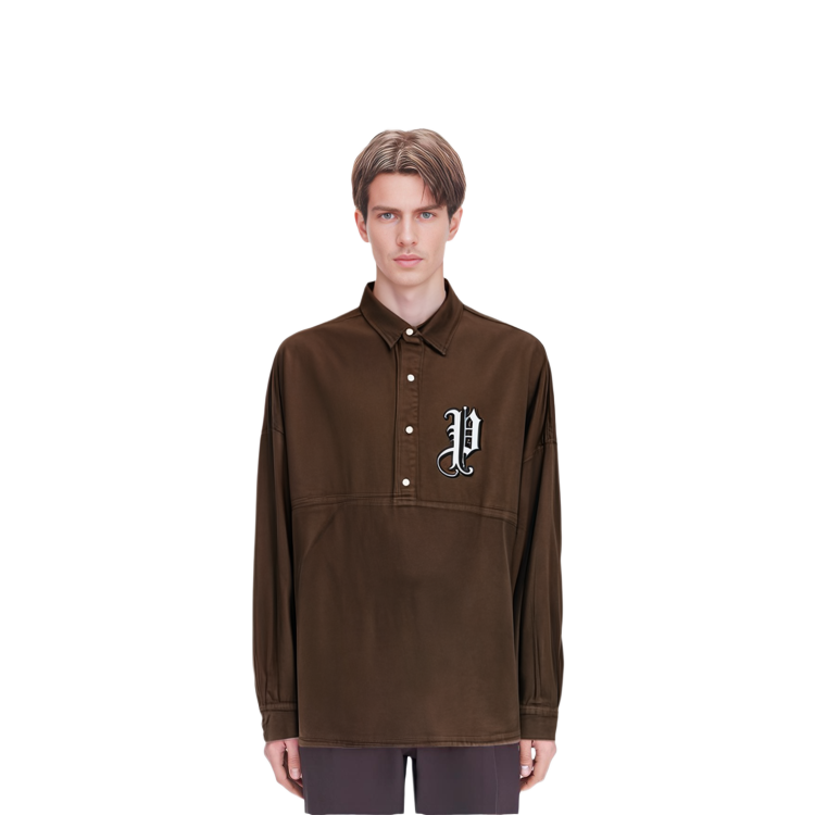 Details for PALACE 純色半開扣長袖襯衫 男女適用 P25SHT024