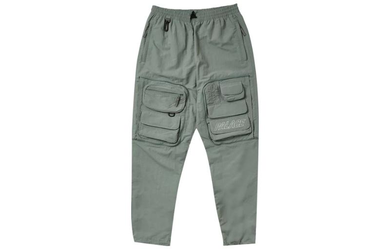 PALACE Solid Color Mid-Waist Jogger Pants  Green P20SS033