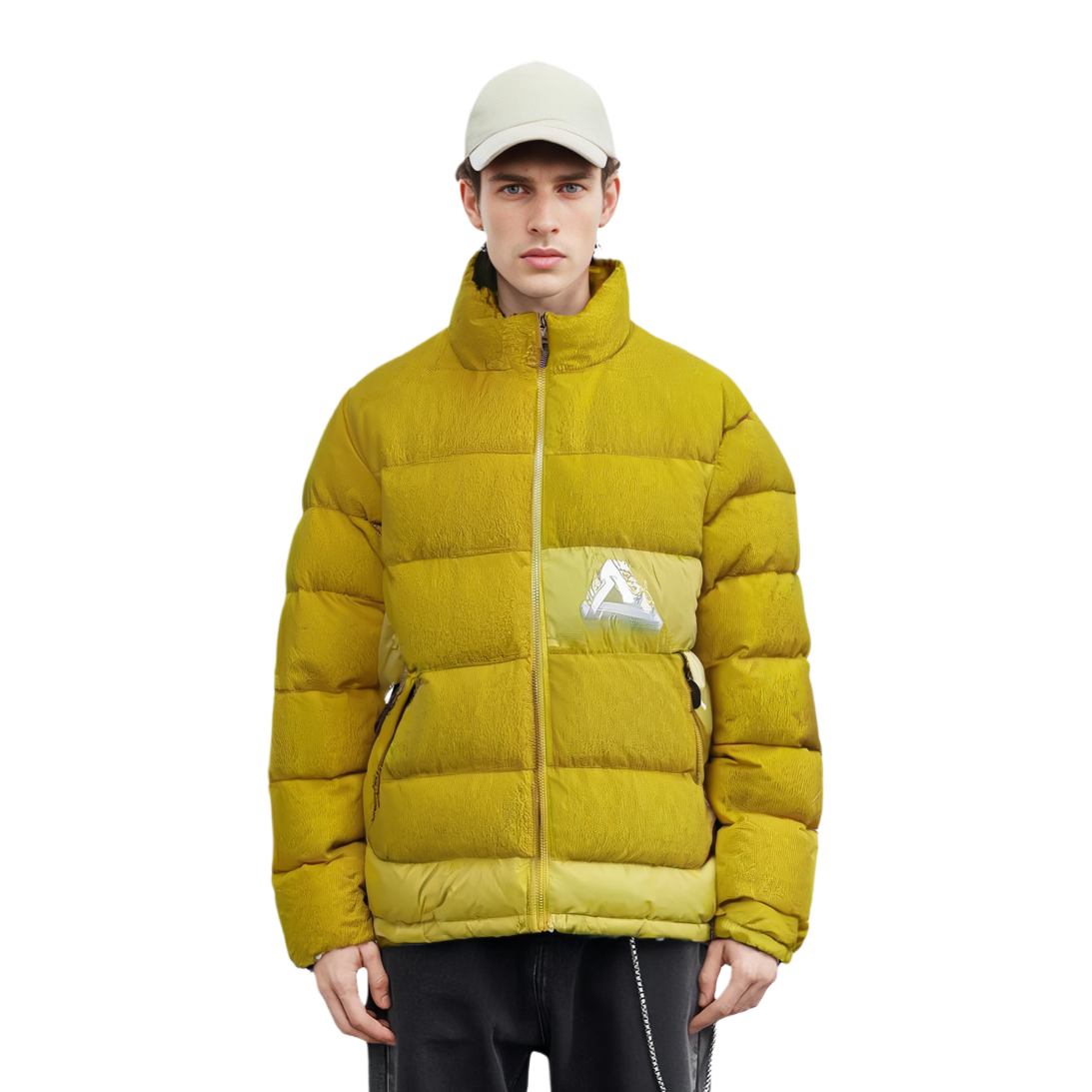 Details for PALACE Solid Logo Print Padded Down Jacket Unisex P23JK190