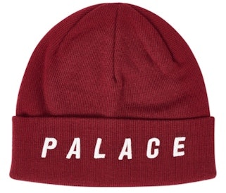 palace-spacer-beanie-burgundy