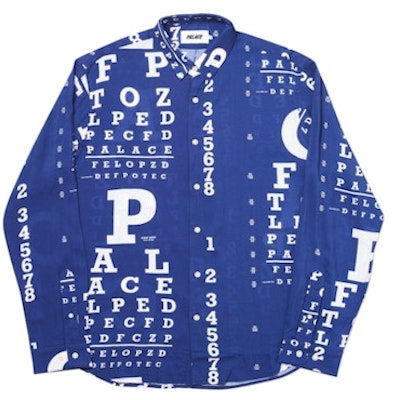 Palace Specsaver Shirt Blue Buy Palace Specsaver Shirt Blue