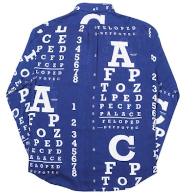 Palace Specsaver Shirt Blue Order Palace Specsaver Shirt Blue