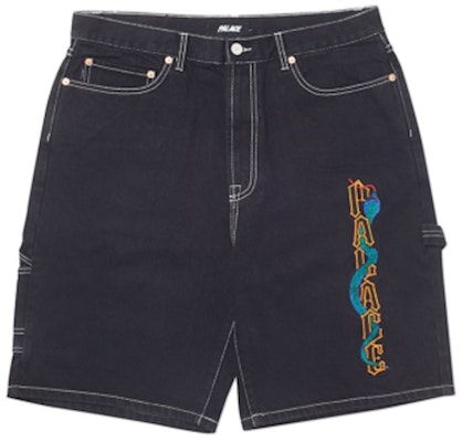 Palace Sphesh Shorts Black Stone Wash Buy Palace Sphesh Shorts Black Stone Wash