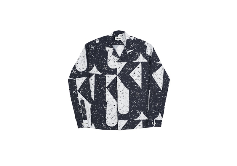 Buy Palace Spiritual Flake Shirt Black/White