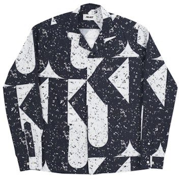 palace-spiritual-flake-shirt-black-white