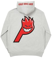 Palace Spitfire Live To Bun Hood Grey Marl Palace Spitfire Live To Bun Hood Grey Marl