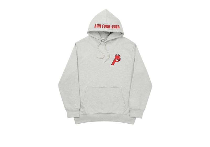 Order Palace Spitfire Live To Bun Hoodie Abu Marl