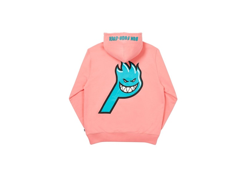Buy Palace Spitfire Live To Bun Hoodie Pink