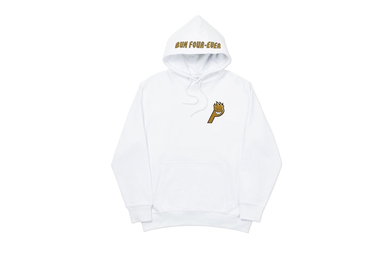Palace Spitfire Live To Bun Hood White 圖 2