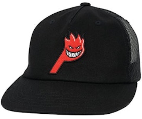 Palace Spitfire Live To Bun Mesh 5-Panel Black Buy Palace Spitfire Live To Bun Mesh 5-Panel Black