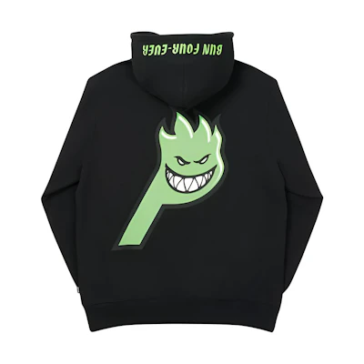 PALACE Spitfire Live To Burn Graphic Hoodie Unisex Black P19HD012