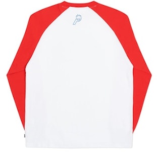 Palace Spitfire P-Fire Lengan Panjang Putih/Merah Order Palace Spitfire P-Fire Lengan Panjang Putih/Merah